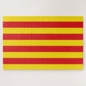 Catalaanse vlag (Catalonië) Legpuzzel (Horizontaal)