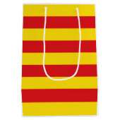 Catalaanse vlag (Catalonië) Medium Cadeauzakje (Achterkant)