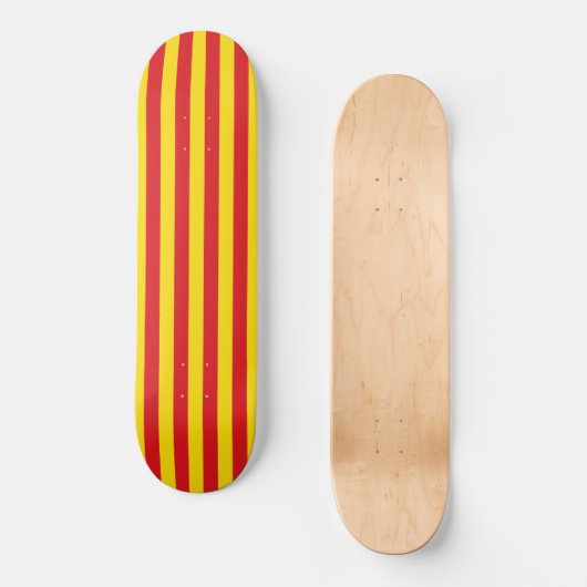 Catalaanse vlag (Catalonië) Persoonlijk Skateboard (Voorkant)