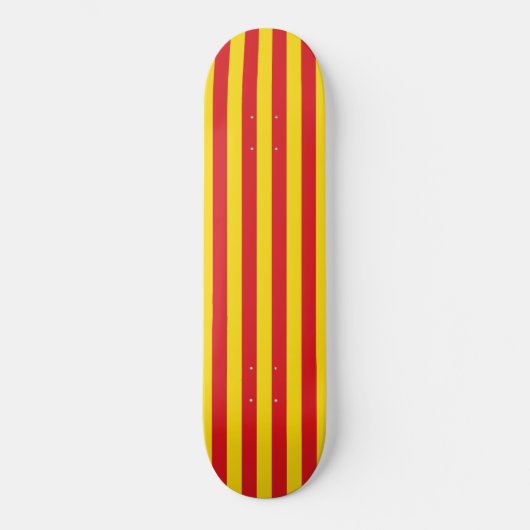 Catalaanse vlag (Catalonië) Persoonlijk Skateboard (Voorkant)
