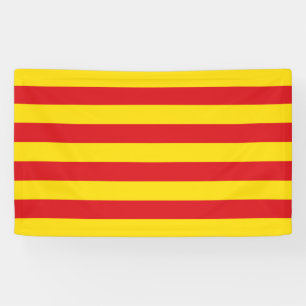 Catalaanse vlag (Catalonië) Spandoek