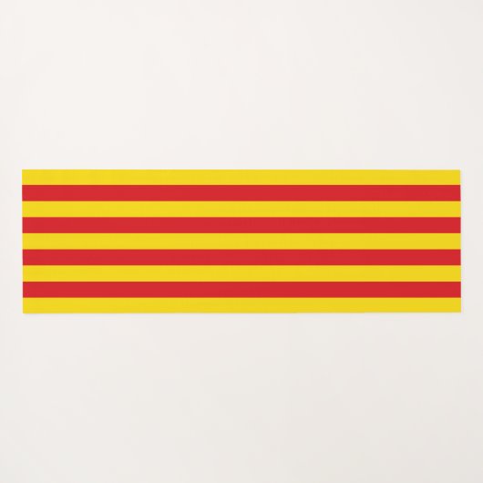 Catalaanse vlag (Catalonië) Yogamat (Achterkant (horizontaal))