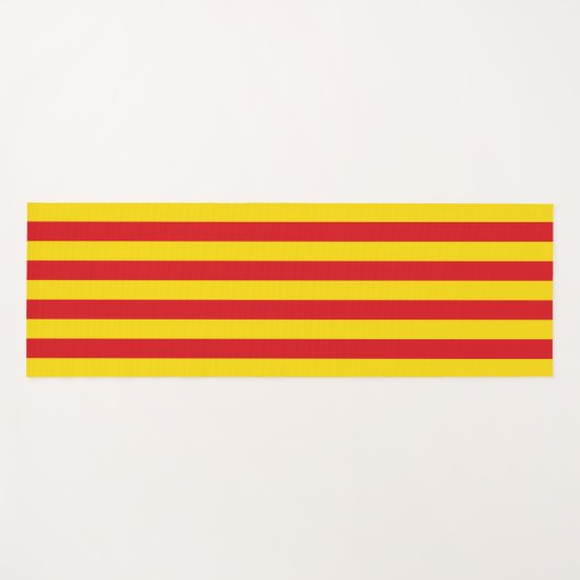 Catalaanse vlag (Catalonië) Yogamat (Voorkant (horizontaal))
