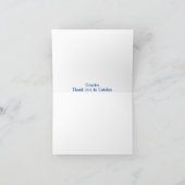 Catalaanse vlag Hartelijk dank Bedankkaart (Binnen)