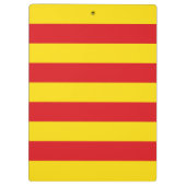 Catalaanse vlag klembord (Achterkant)