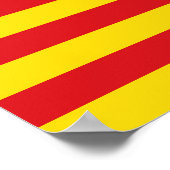 Catalaanse vlag poster (Hoek)