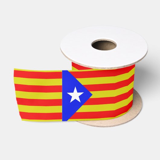 Catalaanse vlag satijnen lint (Spoel)