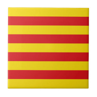 Catalaanse vlag tegeltje