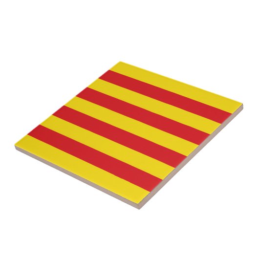 Catalaanse vlag tegeltje (Zijkant)