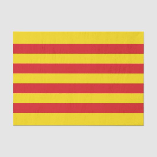 Catalaanse vlag tissuepapier (Voorkant)