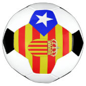 Catalaanse vlag voetbal (Gedraaid)