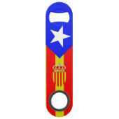 Catalaanse wapenmantel speed flessenopener (Achterkant)