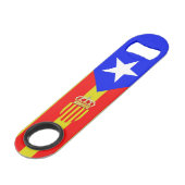 Catalaanse wapenmantel speed flessenopener (Achterkant Gekanteld)