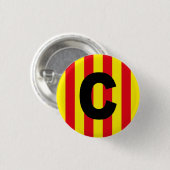 Catalan Catalogne Català Spanje Pin Button Badge (Voorkant /achterkant)