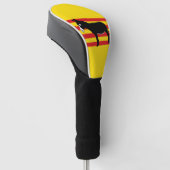 Catalan Senyera Golfheadcover (Schuin)