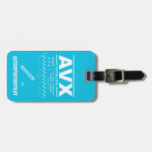 Catalina Airport AVX Bagage Label (Voorkant horizontaal)