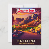 Catalina, Arizona, Reizen Briefkaart, Save The Date (Voorkant)