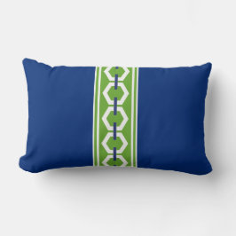 Catalina Blauwe Zeshoeksketting Trim Coast Modern Kussen