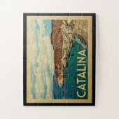 Catalina California Vintage Travel Legpuzzel (Verticaal)