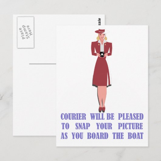 Catalina Courier Briefkaart (Voorkant / Achterkant)