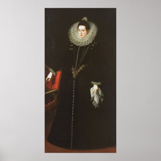 Catalina de la Cerda, Duchess of Lerma, 1602 Poster (Voorkant)