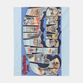 Catalina Eiland Begroeting Fleece Deken (Voorkant)