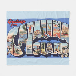 Catalina Eiland Begroeting Fleece Deken