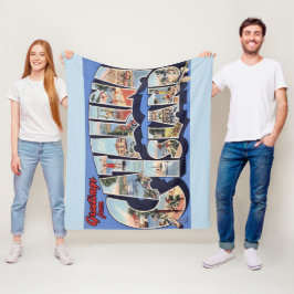 Catalina Eiland Groet  Fleece Deken