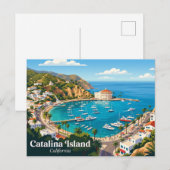 Catalina-eiland VS Briefkaart (Voorkant / Achterkant)