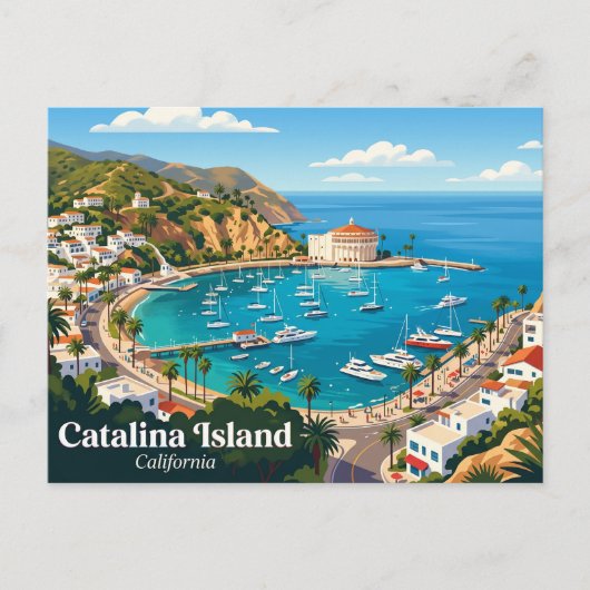 Catalina-eiland VS Briefkaart (Voorkant)
