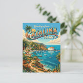 Catalina-eiland VS Briefkaart (Staand voorkant)