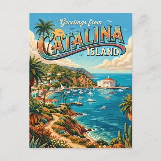 Catalina-eiland VS Briefkaart (Voorkant)