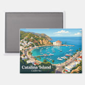 Catalina-eiland VS Magneet (Voorkant / Achterkant)