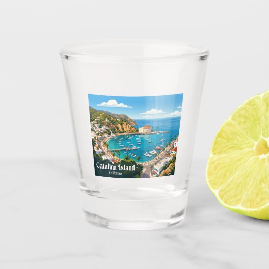 Catalina-eiland VS Shot Glas (Voorkant)