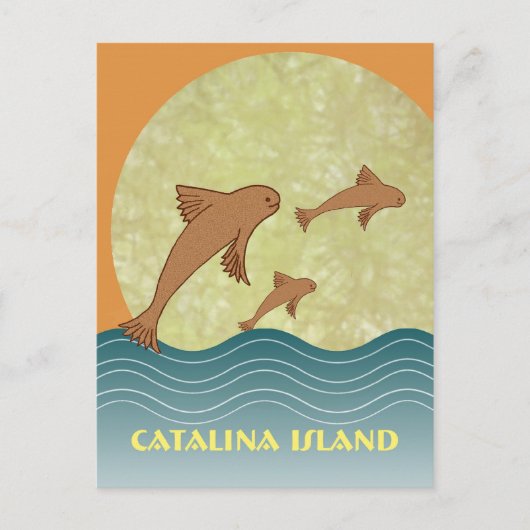 Catalina Flying Fish Briefkaart (Voorkant)