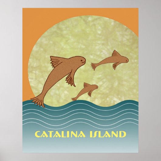 Catalina Flying Fish Poster (Voorkant)