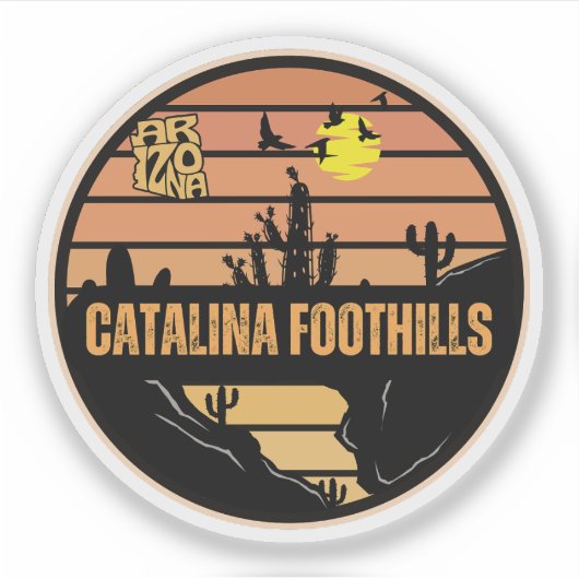 Catalina Foothills, Arizona Sticker (Voorkant)