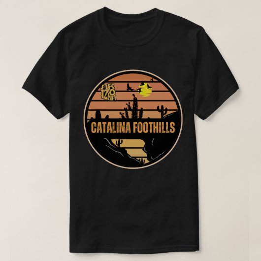 Catalina Foothills, Arizona T-shirt (Design voorkant)
