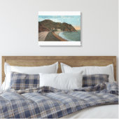 Catalina Island, CA - Hotel St. Catherine Canvas Afdruk (Insitu (Slaapkamer))