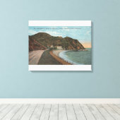 Catalina Island, CA - Hotel St. Catherine Canvas Afdruk (Insitu (Houten vloer))
