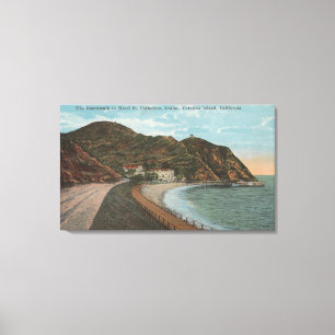 Catalina Island, CA - Hotel St. Catherine Canvas Afdruk
