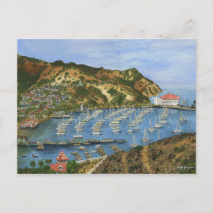 Catalina Island, CA - Mini Collectible Prints Briefkaart