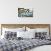 Catalina Island, CA Waterverf Painting op Canvas (Insitu (Slaapkamer))
