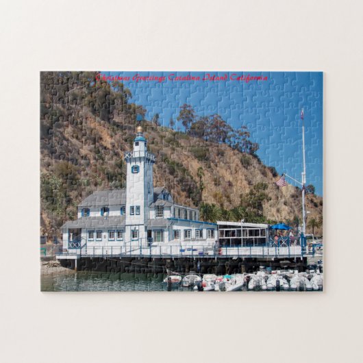 Catalina Island California, kerstcadeautjes Legpuzzel (Horizontaal)