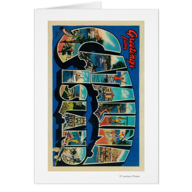 Catalina Island, California - Large Letter (Voorkant)