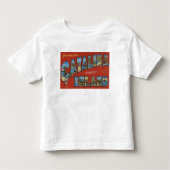 Catalina Island, California - Large Letter Scene Kinder Shirts (Voorkant)