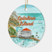 Catalina Island California Ornament (Links)
