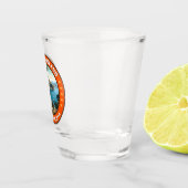Catalina Island California Travel Art Badge Shot Glas (Rechts)