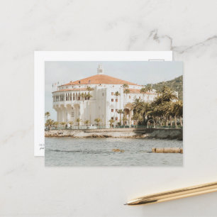 Catalina Island Casino foto van Descanso Beach Briefkaart