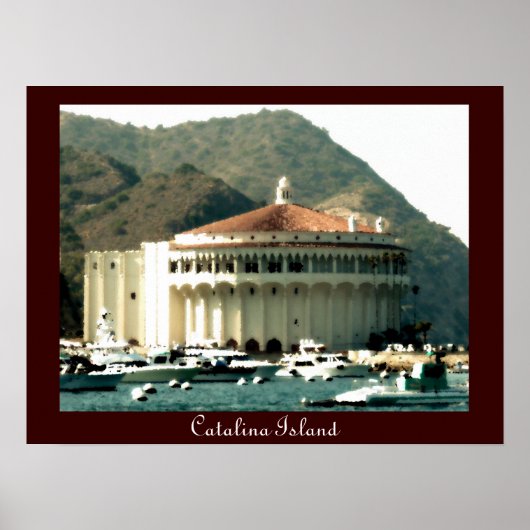 Catalina Island Casino Poster (Voorkant)
